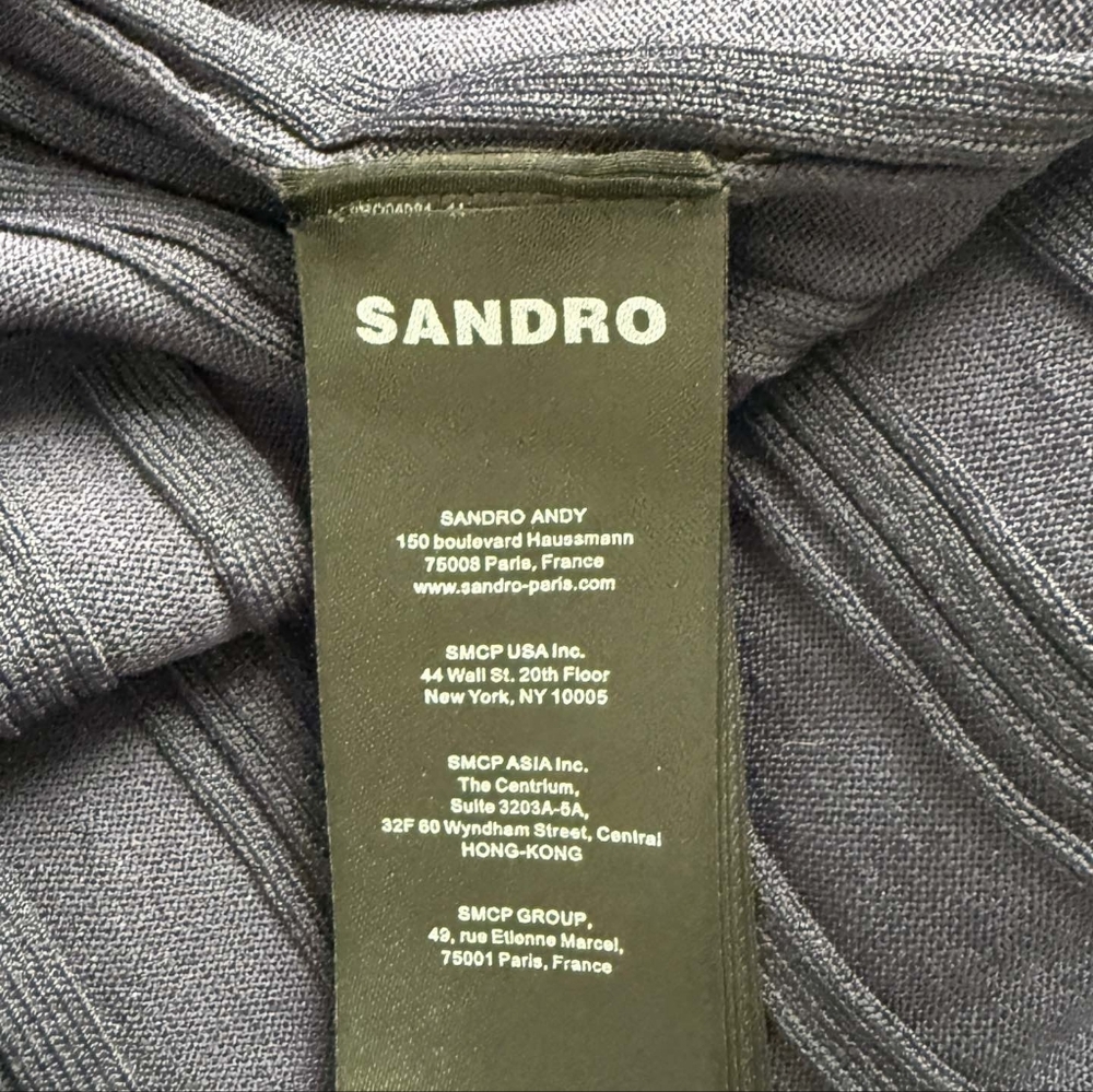 Sandro Two Tone Knit Maxi Dress - Picture 15 of 15